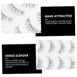 minkissy 5 Pairs of Luxury False Lashes Eyelashes for Women Natural Appearance Long and Dense