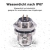 M12 5-pin male panel mount socket sensor connector Lonlonty, thread