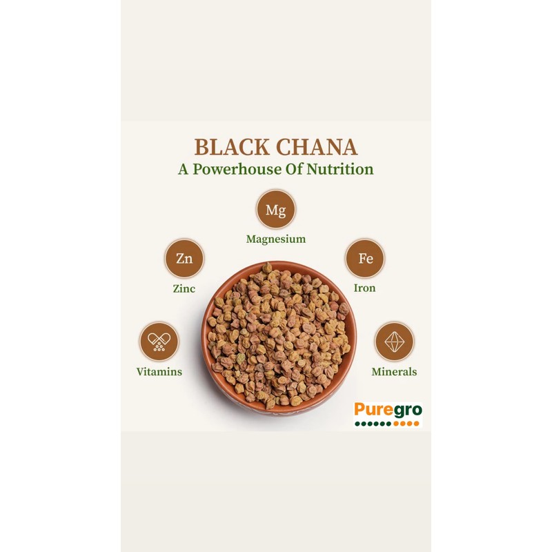 Puregro Kala Chana 500g