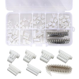 PENGLIN 495Pcs JST SH 1.0mm Connector Kit,2/3/4/5/6/7/8/9/10 Pin Housing Connectors,1.0mm Pitch JST Adapter,SH 1.0mm Plug Adapter