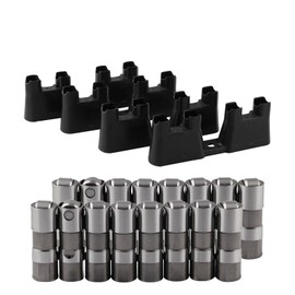 Zieichy 16Pcs Lifters & 4 Trays Set For GM LS7 Lifters Trays, for Chevy GMC LS/LQ 4.8 5.3 6.0 6.2L W/Filter Bolts,Fit for LS1, LS2, LS3, LS6, LS7, LS9 LSX Engines