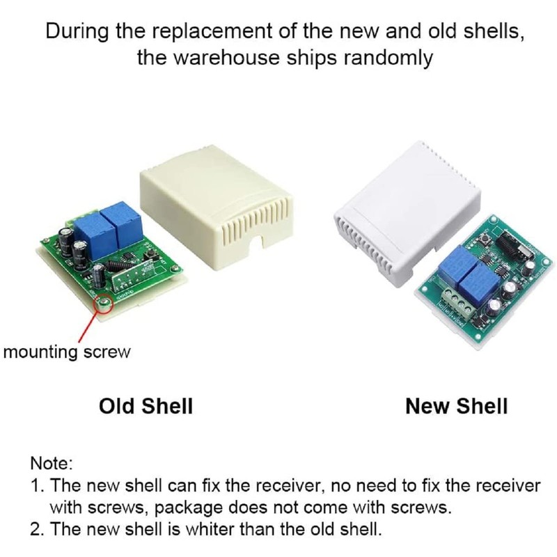 QIACHIP 12V DC Motor Forward and Reverse Relay Switch 3A,