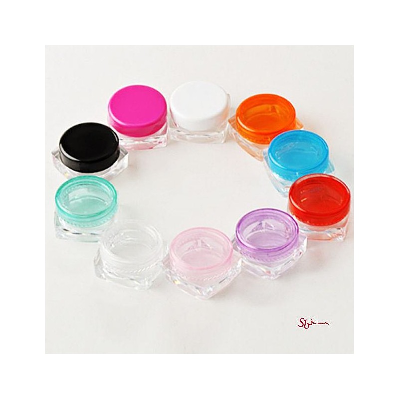 샵프리 Sample Containers 3g, 100 Pieces - Travel-size Cosmetic Empty