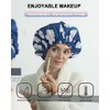 Gorro Ducha Gorros Mujer Reutilizables Impermeables Dos Capas Grandes Aptos