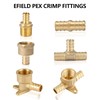 (Pack of 2) EFIELD Pex 1/2" Pex x 1/2" Female