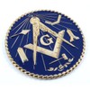 Masonic Working Tools 3.25" Metal Decal Emblem 3D Freemason Masonic