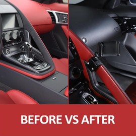 JONKOKO Car Central Control Armrest Car Phone Mount for Jaguar F-Type 2013-2024 Auto Mobile Phone Holder Accessories (Style E)