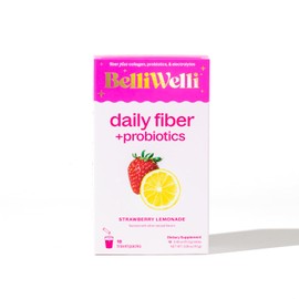 Belli Welli Fiber Powder - Invidivial Stickpacks - Strawberry Lemonade - 10ct Carton