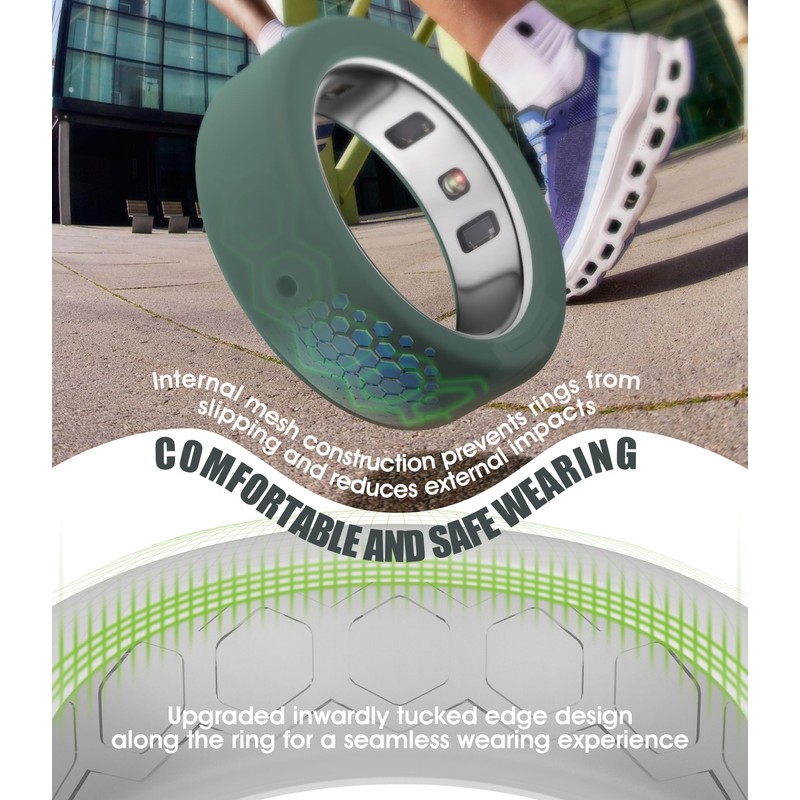 Seltureone 15 Pack Ring Cover Compatible with Oura Ring Gen