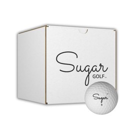 Sugar Golf Pure | 3-Piece Construction | Premium Urethane Cover | White