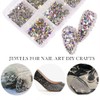 735 piezas de diamantes de imitación para uñas, cristales AB