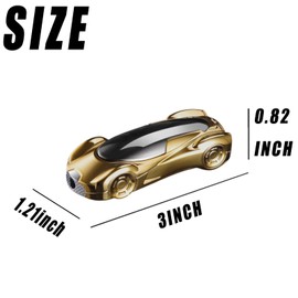 MYCHUS Butane Lighter, Cool, Creative Sports Car Shape, Fillable, Adjustable, Windproof Lighter, Gifts for Men（No Gas）