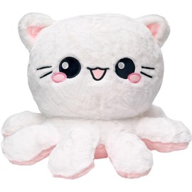 moodrush® XL Octopus Cat | Octopus Cat Plush Toy Octo | Cuddly Toy Stuffed Toy Kawaii Kitty | Plush Fabric and Embroidery | Washable | Approx. 37 x 35 cm | Shipping from Germany