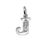 NKlaus Silver Alphabet 925 Sterling Silver Letter Pendant Letter Pendant