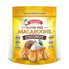 Jennies Organic Coconut Macaroons, 8 oz | Dairy Free | Peanut Free | Gluten Free