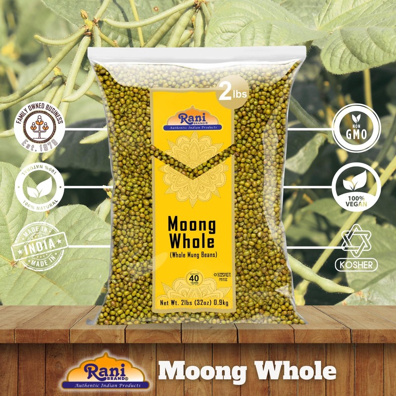 Rani Moong Whole (Ideal for cooking & sprouting, Whole Mung