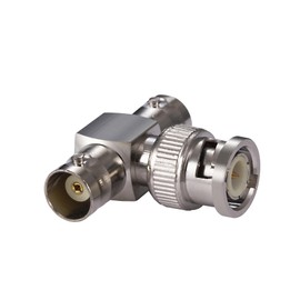 Vecys 2PCS BNC Adapters BNC Male to Dual BNC Female Connector 3 Way T-Socket Splitter Adapter for CB Antenna 4G Walkie Talkie CCTV Handfunk Ham Radio HD Video HDTV