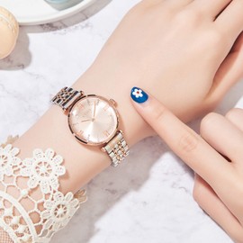 CIVO Womens Watches Analogue Set Designer Stainless Steel Elegant Ladies Watches Waterproof Classic Dress Casual Wrist Watches for Woman Rose Gold