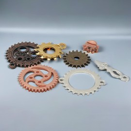 YYHDTYFY 50g Mixed Steampunk Gears Accessories Decor DIY Metal Antique Clock Watch Gear Cog Wheel Pendants Charms For Crafting Jewelry Making