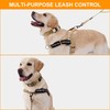 Annchwool No Pull Dog Harness,Heavy Duty Reflective Collar & Leash