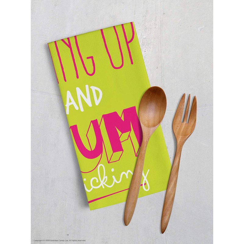 Brainbox Candy Bum Flicking Tea Towel