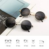 JoXiGo Sunglasses Men Women Polarised UV400 Round Metal Frame Classic