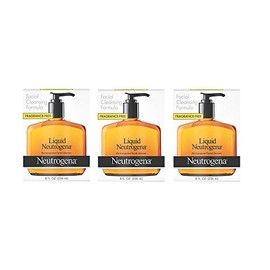 Neutrogena Liquid Facial onDdd - Fórmula limpiadora líquida, 8 onzas líquidas (paquete de 3)