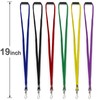 Ollain 25 Pack Breakaway Lanyard with J-Hook Bulk Flat Lanyards