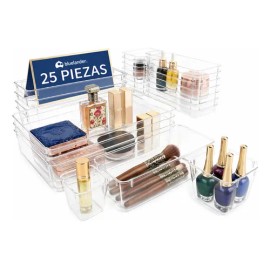 Organizador De Cajones Joyas Maquillaje 25 Pzas De Plástico                                                                                           