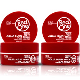 RedOne Hair Styling Red 2x 150 ml | Edge Control | Hair Gel Wax | Ultra Hold | Strawberry Scent | Men & Women Hair Wax | Maximum Control