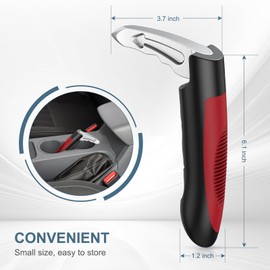 Ankilo Car Handle Assist for Elderly, Car Assistant Support Handle, Multifunction Car Armrest Portable Handle, Vehicle Handle Insert Door Latch Grab Cane for Getting in and Out of Car (2 Pack)