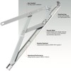 uPVC Universal Window Hinge Kit Double Glazing Friction Stay PVC