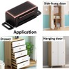 Cabinet Door Catch with Strong Magnetic, 1.2mm Thickness Furniture Latch,