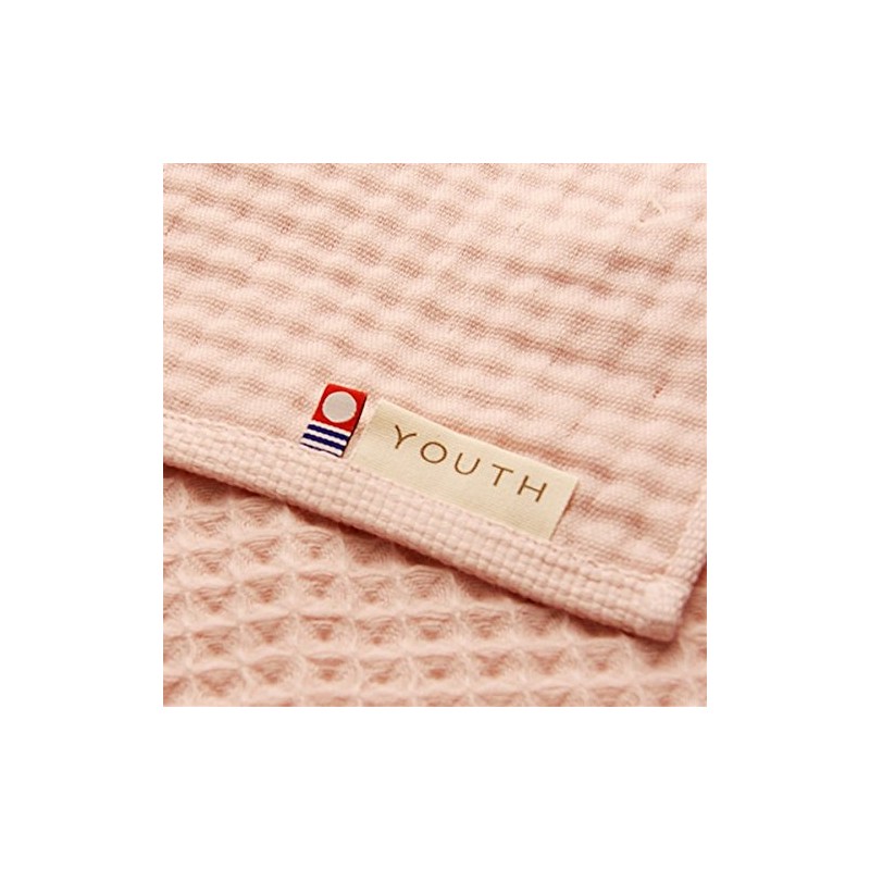 Imabari Towel Waffle & Gauze Reversible Face Towel Khaki