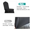 2 Pack Chair Covers with Skirt|Chair Covers Wedding|Removable and Washable