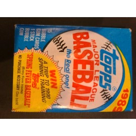 1989 Topps Baseball Card   Wax Pack Unopened