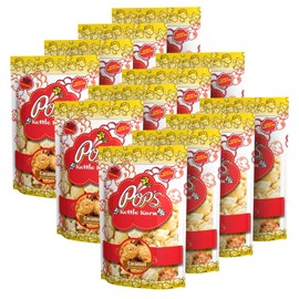 Pop's Kettle Korn- Old Fashion Caramel | 12-Pack Old Fashion Caramel - Gluten-Free, Whole Grain, Hand-Popped