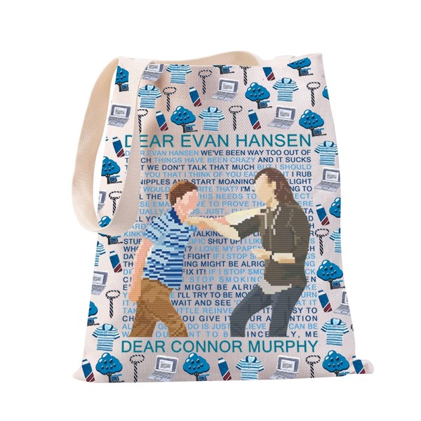 JYTAPP Evan Hansen Musical Tote Bag Broadway Musical Gift Dear