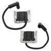 2 Pack 32-584-06-S Ignition Coil Module with Spark Plug Replacement