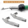 2Pcs Wide Mouth Welding Nozzle Rectangle Stainless Steel Plastic Welder
