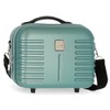 Roll Road India Adaptable Beauty Case Green 29x21x15 cms ABS