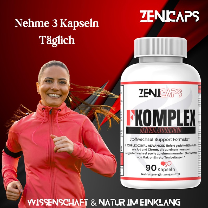 ZENICAPS F Komplex OXIVAL ADVANCED Original Capsules Metabolism FComplex Support