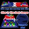 meishuneu 32 Glowing Party Cups (Red & Blue) 12 Luminous