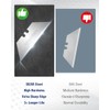 WORKPRO Utility Knife Blades 100-Pack, SK2M Steel Ultra Sharp Razor