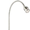 Homeroots Brushed Steel Metal Led Adjustable Desk Lamp