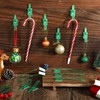 Gilprop 24 Pcs Christmas Garland Ties Green Wreath Hooks for