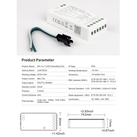 LGIDTECH SPIR3 Miboxer Pixel LED Controller