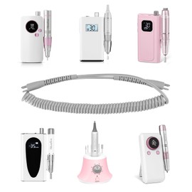 Hasakhi Handpiece Wire for Nail Drill Durable Riveted Connector Long-Lasting 2-Pin Plug Cord for SC320H,ZSC320I,SC320C,SC300F,SM200F,SC330G(Only Cord)