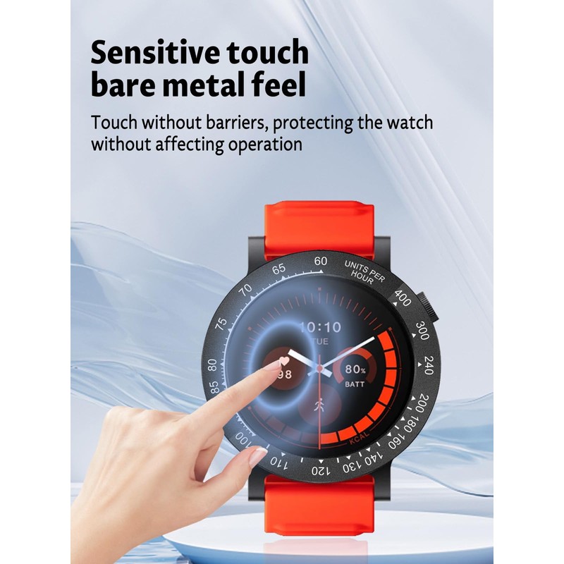 Watch Bezel for CMF Watch 3 Pro Smartwatch,UYRUREL Premium Plastic