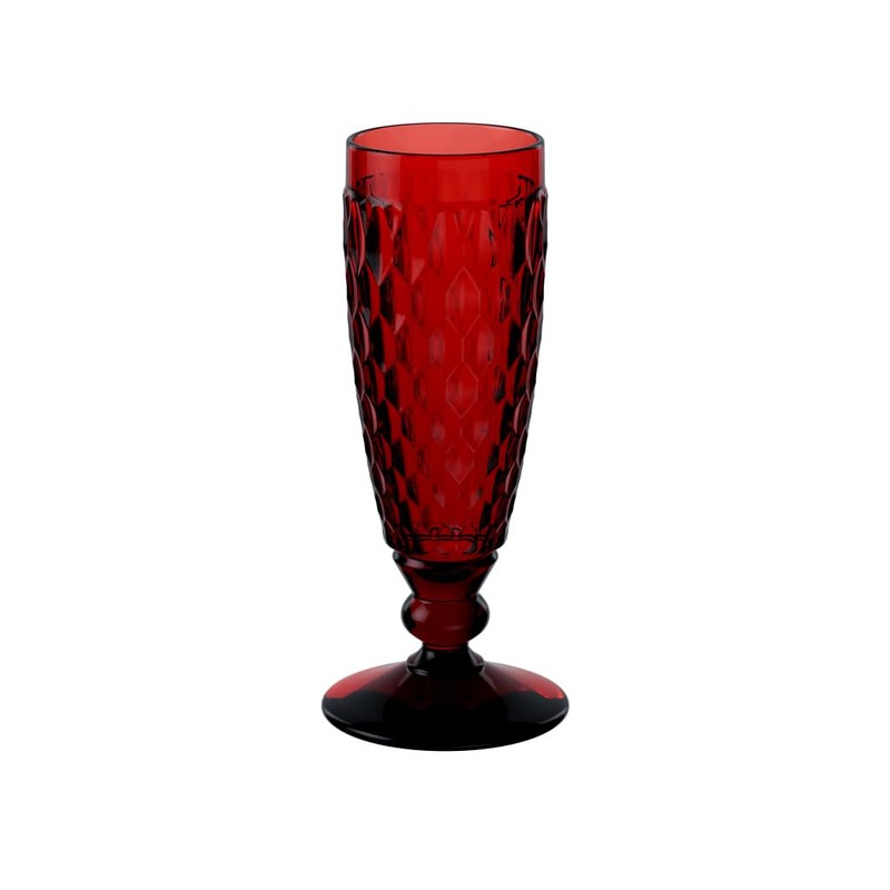 Villeroy & Boch Boston Coloured 163 mm Champagne Flute, Red